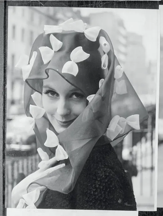 Framed Print : Sandra Paul Modeling Hat by Simone Mirman