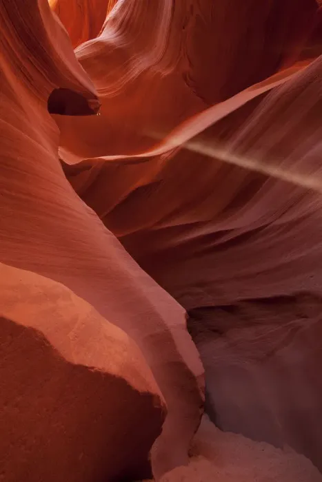 Framed Print : Sandstone rocks, Lower Antelope Canyon, Page, Arizona, USA, America