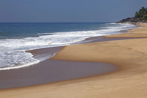 Sandy beach, Somatheeram Beach, Malabarian Coast, Malabar, Kerala, India, Asia