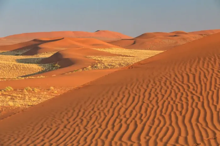 Framed Print : Sandy dunes of the Namib Desert Africa