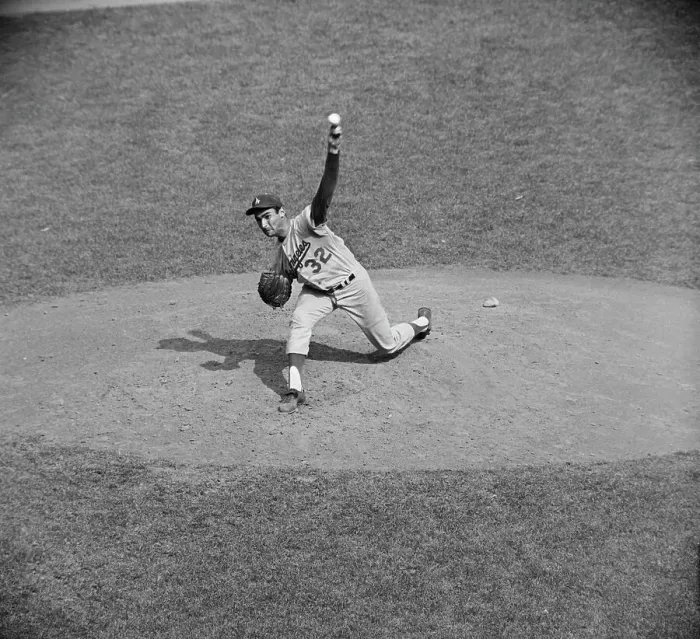 Framed Print : Sandy Koufax Pitching Framed Print : Sandy Koufax Pitching