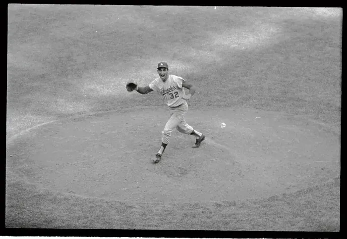 Framed Print : Sandy Koufax Standing on Pitching Mound Framed Print : Sandy Koufax Standing on Pitching Mound
