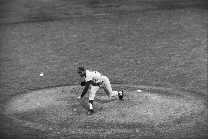 Framed Print : Sandy Koufax Throwing a Pitch Framed Print : Sandy Koufax Throwing a Pitch