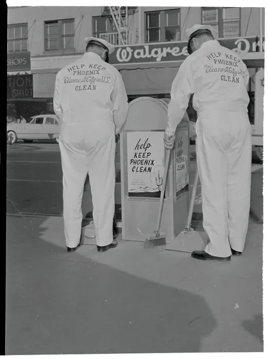 Framed Print : Sanitation Workers Cleaning Street Manually Framed Print : Sanitation Workers Cleaning Street Manually