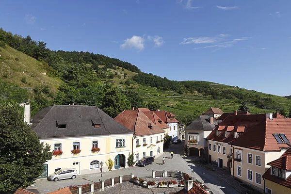 Sankt Michael village, municipality of Weissenkirchen, Wachau valley, Waldviertel region, Lower Austria, Austria, Europe
