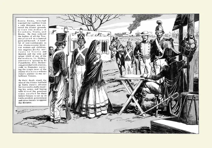 Framed Print : Santa Anna Enters the Alamo Framed Print : Santa Anna Enters the Alamo