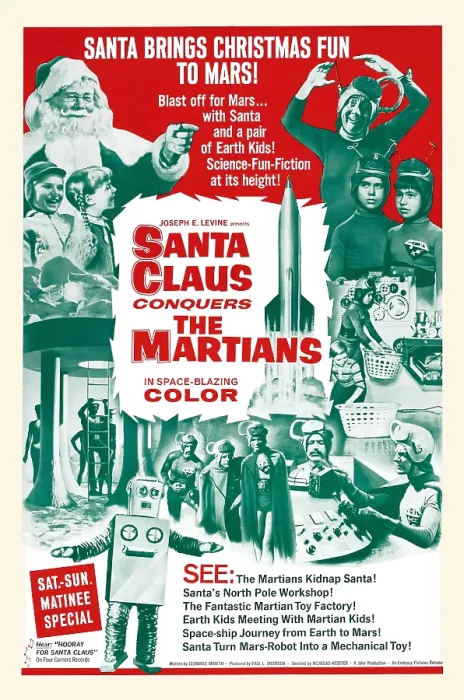 Framed Print : Santa Claus Conquers the Martians Framed Print : Santa Claus Conquers the Martians
