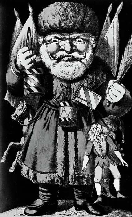 Framed Print : Santa Claus Holding For The Children Framed Print : Santa Claus Holding For The Children