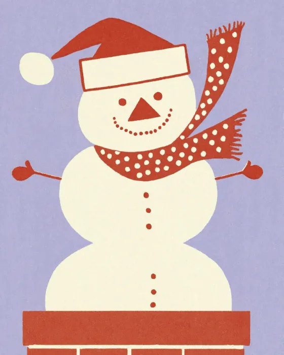 Framed Print : Santa Claus Snowman