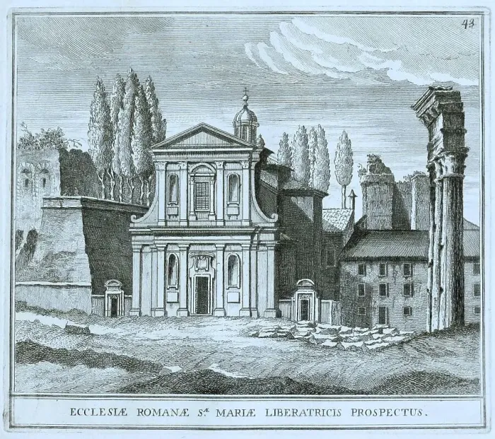 Framed Print : Santa Maria Liberatrice a Monte Testaccio is a Roman Catholic titular deaconry and parish church in Rome, historic Rome, Italy, digital reproduction of a 17th century original, original date unknown Framed Print : Santa Maria Liberatrice a Monte Testaccio is a Roman Catholic titular deaconry and parish church in Rome, historic Rome, Italy, digital reproduction of a 17th century original, original date unknown