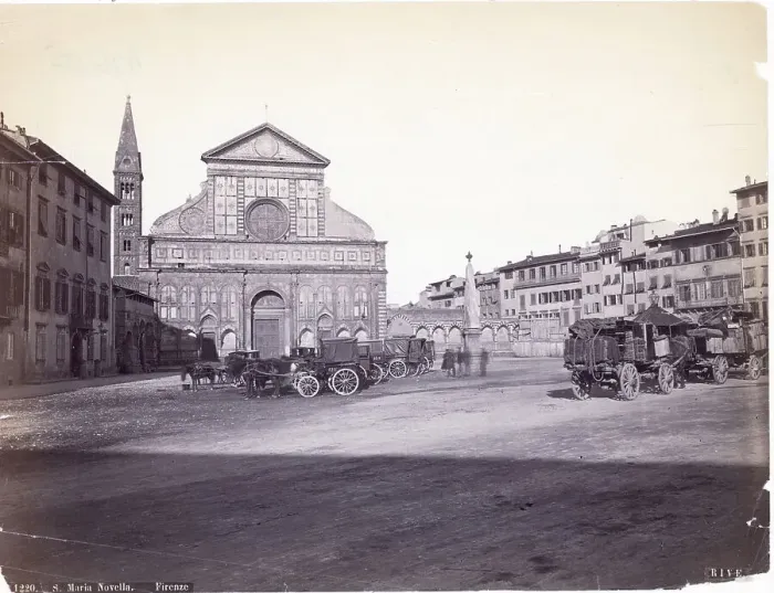Framed Print : Santa Maria Novella & Churchyard Framed Print : Santa Maria Novella & Churchyard