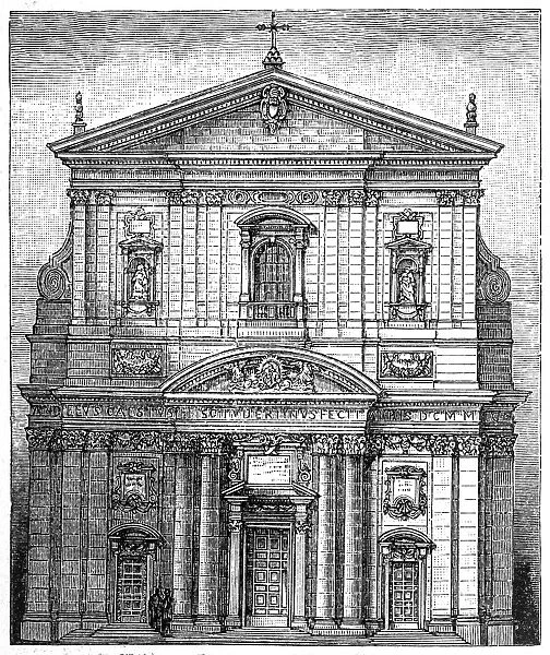 The Santa Maria in Vallicella church in Rome