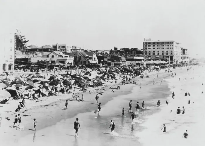 Framed Print : Santa Monica Beach, California Framed Print : Santa Monica Beach, California