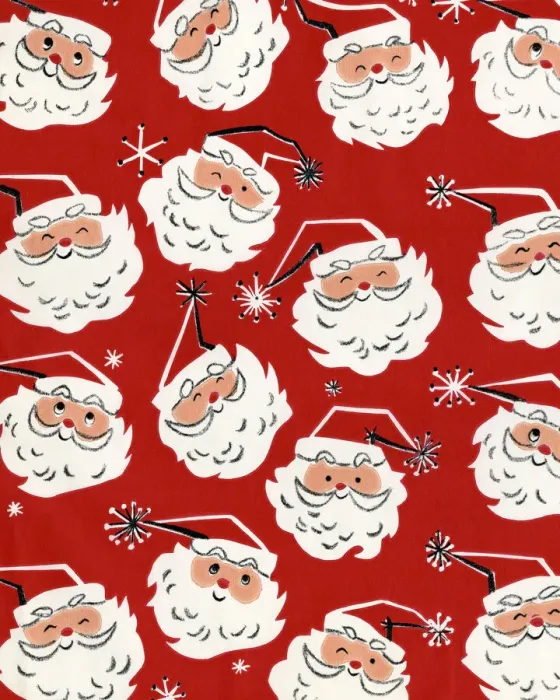 Framed Print : Santa Pattern Framed Print : Santa Pattern