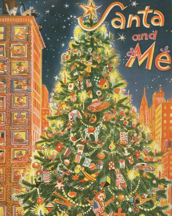 Framed Print : Santa and Me - Tree Framed Print : Santa and Me - Tree