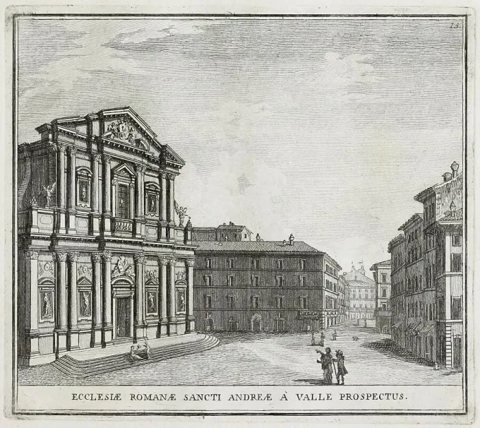 Framed Print : Sant'Andrea della Valle, Sancti Andreae Apostoli de Valle, is a church in Rome. It dates from the 16th century, historical Rome, Italy, digital reproduction of an original from the 17th century, original date unknown Framed Print : Sant'Andrea della Valle, Sancti Andreae Apostoli de Valle, is a church in Rome. It dates from the 16th century, historical Rome, Italy, digital reproduction of an original from the 17th century, original date unknown