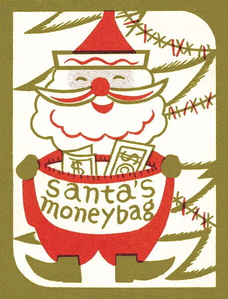 Santas moneybag