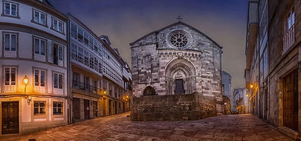 Santiago Church in La Coruna, Spain