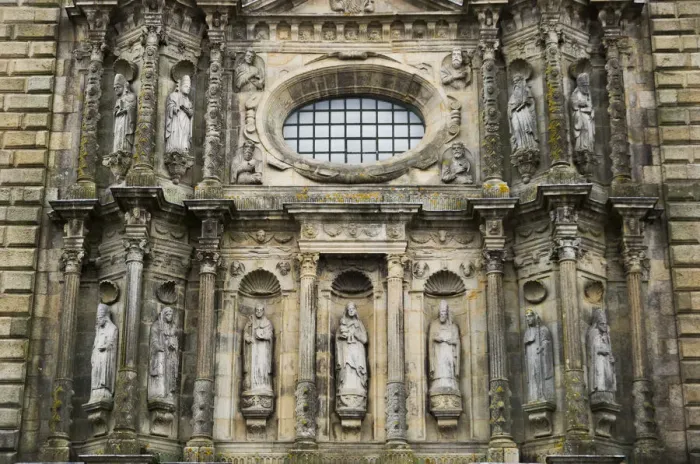 Framed Print : Santiago de Compostela cathedral facade Framed Print : Santiago de Compostela cathedral facade