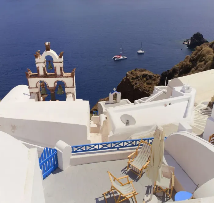 Framed Print : Santorini town Framed Print : Santorini town