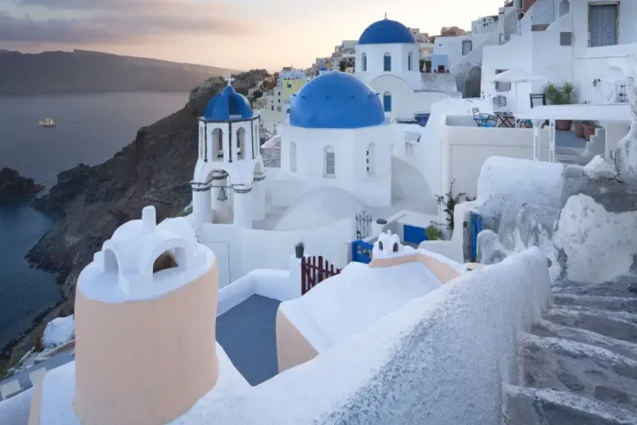 Framed Print : Santorini town Framed Print : Santorini town