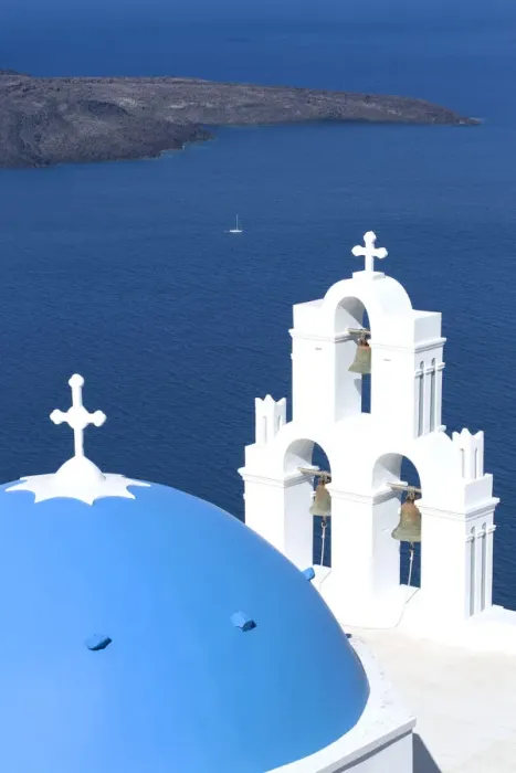 Framed Print : Santorini typical church Framed Print : Santorini typical church