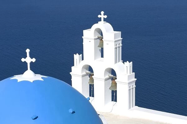 Santorini typical church