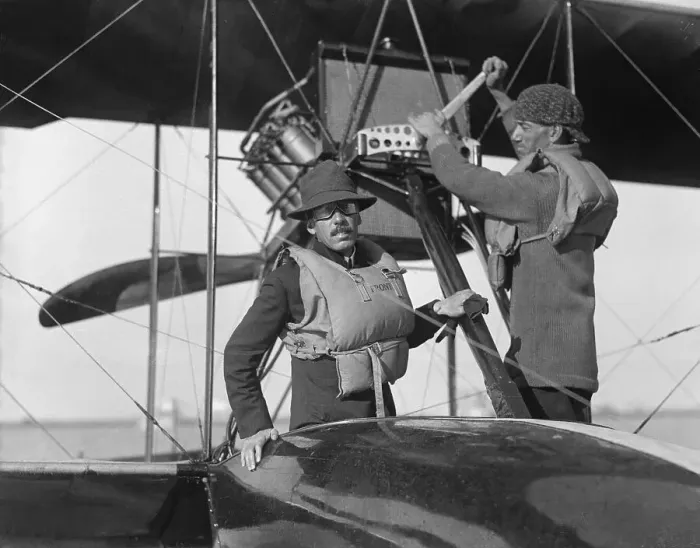 Framed Print : Santos Dumont Flying with Aero Club of America Framed Print : Santos Dumont Flying with Aero Club of America