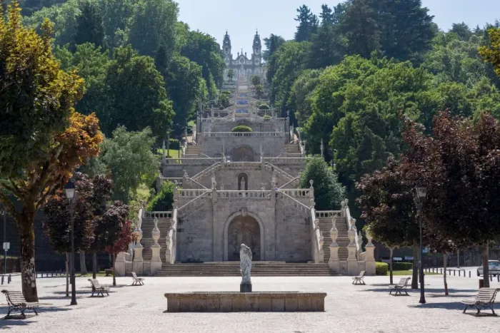 Framed Print : SantuAario de Nossa Senhora dos RemA dios in Lamego