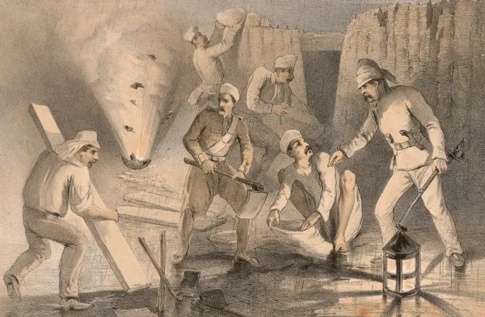 Framed Print : Sappers At Work Framed Print : Sappers At Work