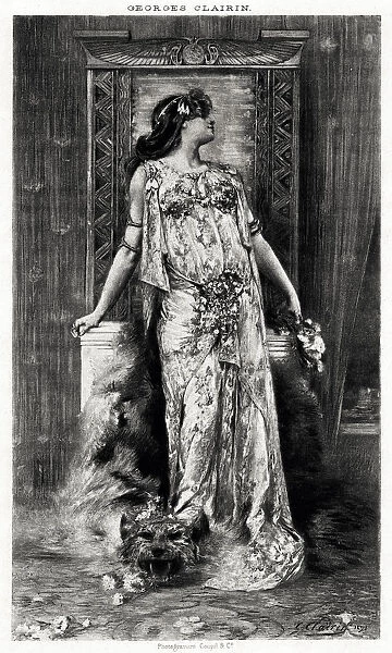 Sarah Bernhardt as Cleopatra by Georges Clairin