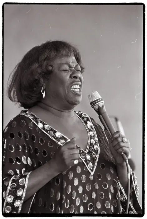 Framed Print : Sarah Vaughan Singing At Jazz Festival Framed Print : Sarah Vaughan Singing At Jazz Festival