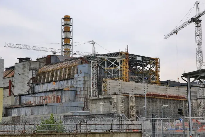 Framed Print : Sarcophagus over Reactor No. 4 of Chernobyl nuclear power plant Framed Print : Sarcophagus over Reactor No. 4 of Chernobyl nuclear power plant