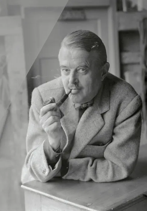 Framed Print : Sargeant Winthrop Smoking a Pipe Framed Print : Sargeant Winthrop Smoking a Pipe