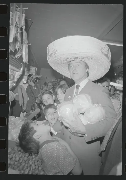 Framed Print : Sargent Shriver Carrying Lettuce Framed Print : Sargent Shriver Carrying Lettuce