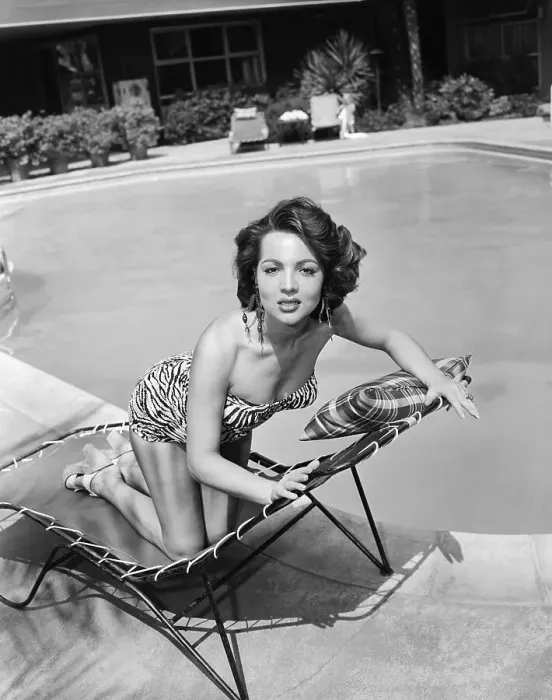 Framed Print : Sarita Montiel Wearing Bathing Suit Framed Print : Sarita Montiel Wearing Bathing Suit