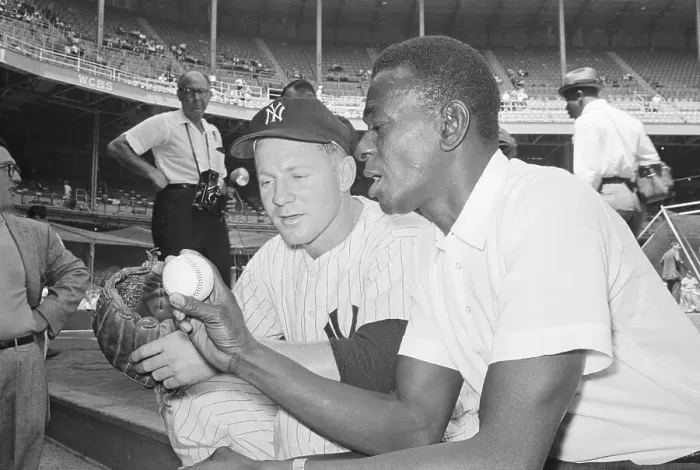 Framed Print : Satchel Paige Advising Whitey Ford Framed Print : Satchel Paige Advising Whitey Ford
