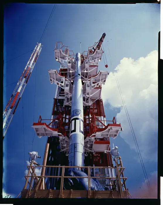 Framed Print : Satellite Rocket Preparing for Launch Framed Print : Satellite Rocket Preparing for Launch