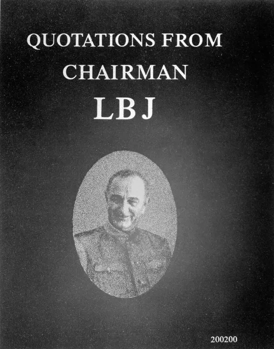 Framed Print : Satirical Book Cover of Lyndon Johnson Quotes Framed Print : Satirical Book Cover of Lyndon Johnson Quotes