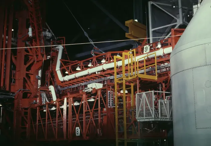Framed Print : Saturn IB Gantry