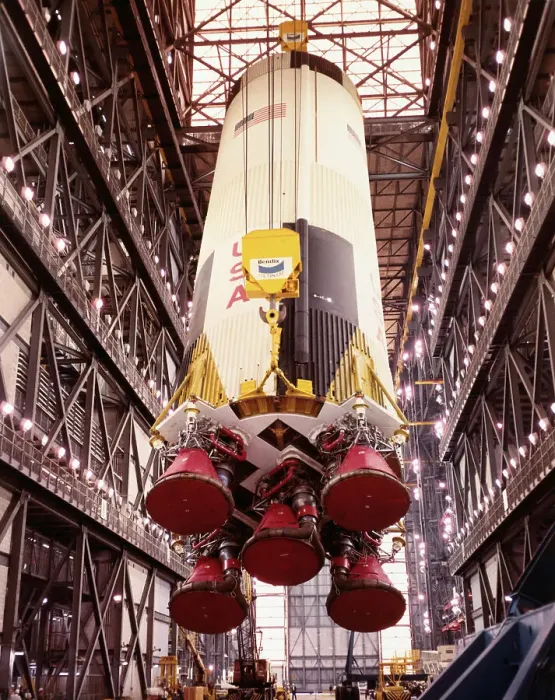 Framed Print : Saturn V Being Placed on Apollo 10 Framed Print : Saturn V Being Placed on Apollo 10