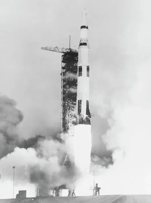 Framed Print : Saturn V Rocket Blasting Off Framed Print : Saturn V Rocket Blasting Off