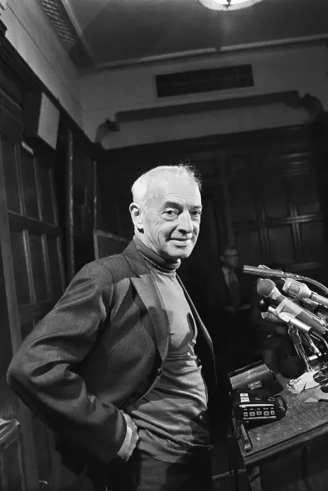 Framed Print : Saul Bellow at Press Conference for Nobel Prize Framed Print : Saul Bellow at Press Conference for Nobel Prize
