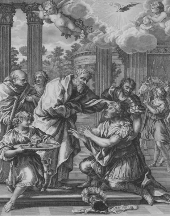 Framed Print : Saul Receiving His Sight Framed Print : Saul Receiving His Sight