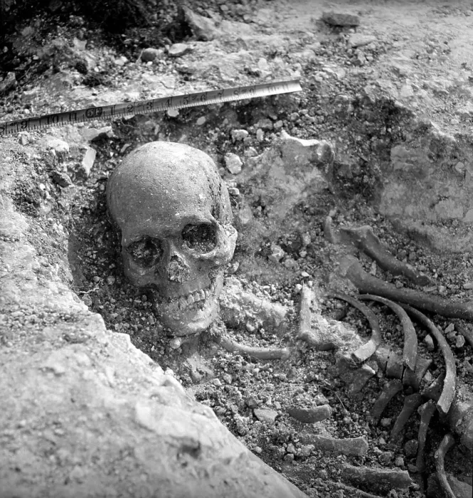 Framed Print : Saxon Grave