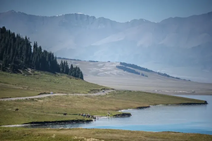 Framed Print : Sayram lake Framed Print : Sayram lake