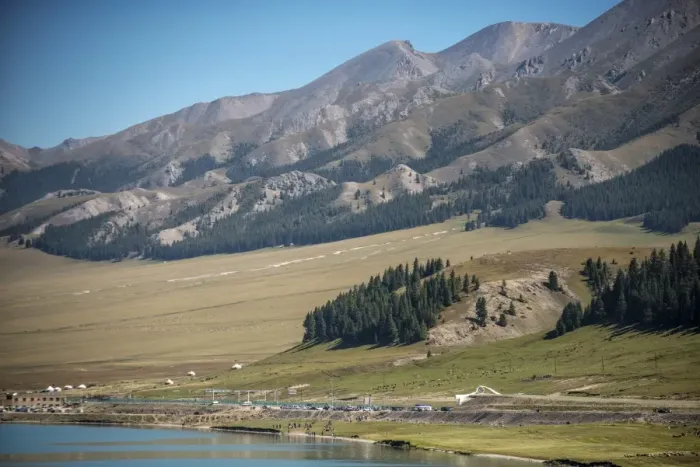 Framed Print : Sayram lake Framed Print : Sayram lake