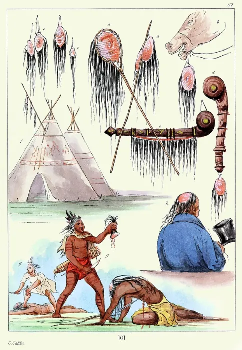 Framed Print : Scalps and scalping Framed Print : Scalps and scalping