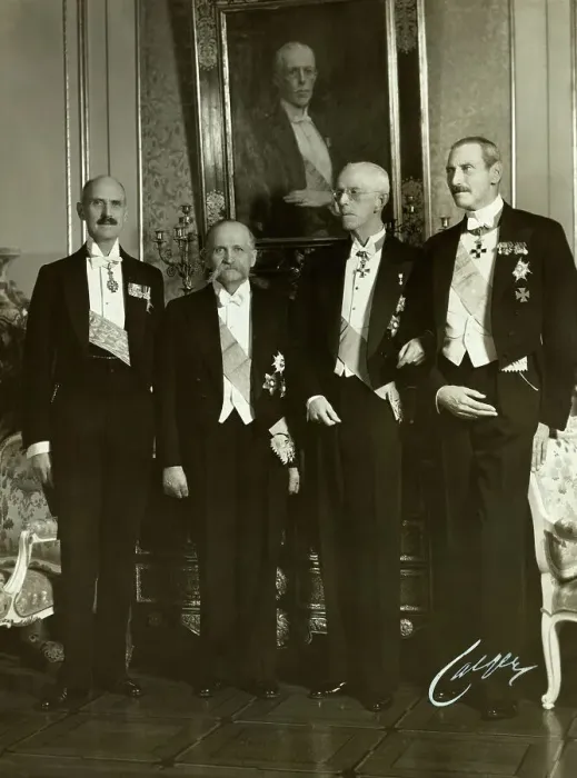 Framed Print : Scandinavian Royalty Standing Full Length