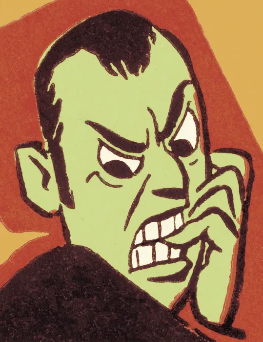 Framed Print : Scared Man Framed Print : Scared Man